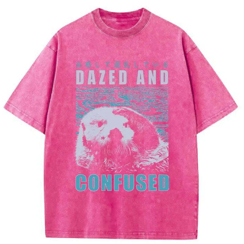 Tokyo-Tiger Question The Otter Japanese Washed T-Shirt Sale