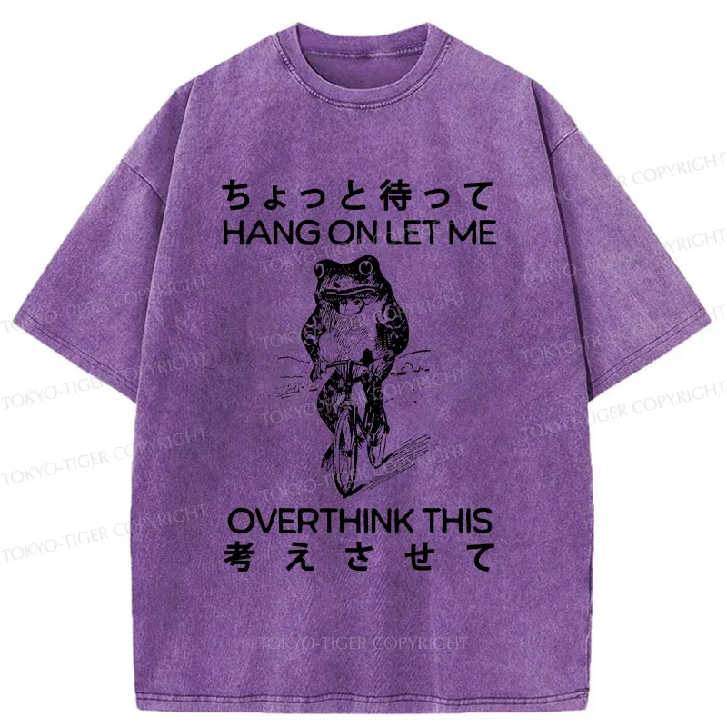 Tokyo-Tiger Overthinking Frog Washed T-Shirt