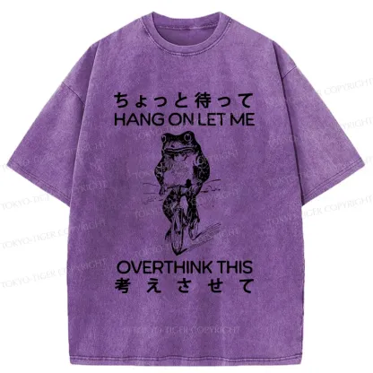 Tokyo-Tiger Overthinking Frog Washed T-Shirt