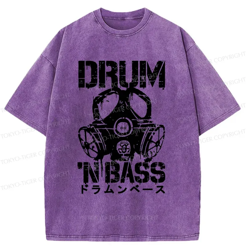 Tokyo-Tiger Drum N Bass Japan Washed T-Shirt