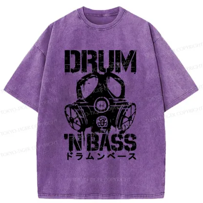Tokyo-Tiger Drum N Bass Japan Washed T-Shirt