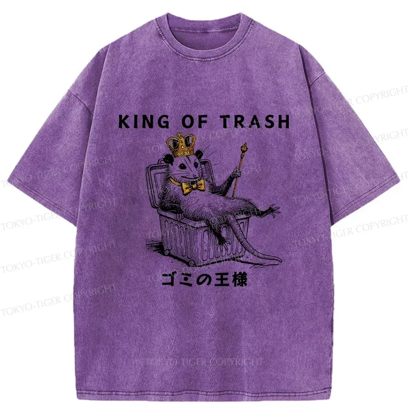 Tokyo-Tiger King Of Trash Washed T-Shirt
