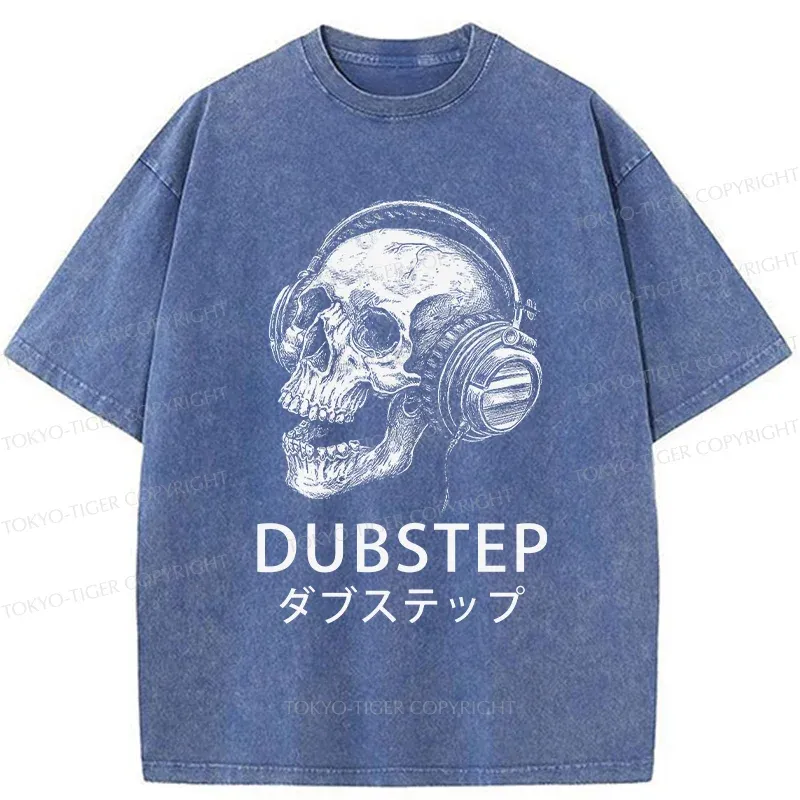 Tokyo-Tiger Dubstep Music Washed T-Shirt