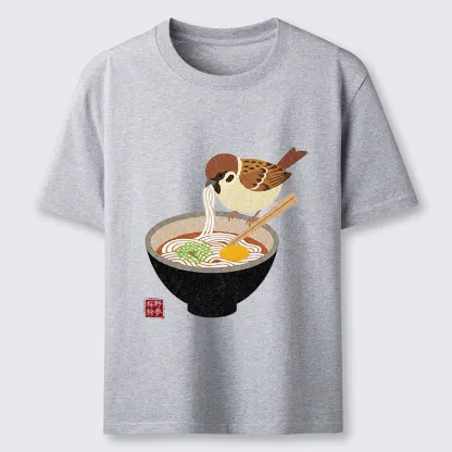 Tokyo-Tiger Funny Bird Ramen Meme Classic T-Shirt