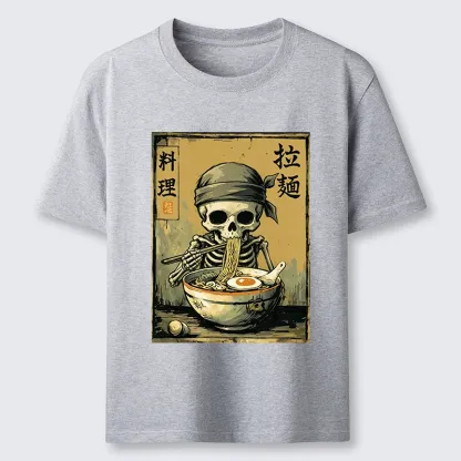 Tokyo-Tiger Funny Skeleton Ramen Classic T-Shirt