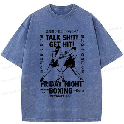 Tokyo-Tiger Friday Night Boxing Washed T-Shirt