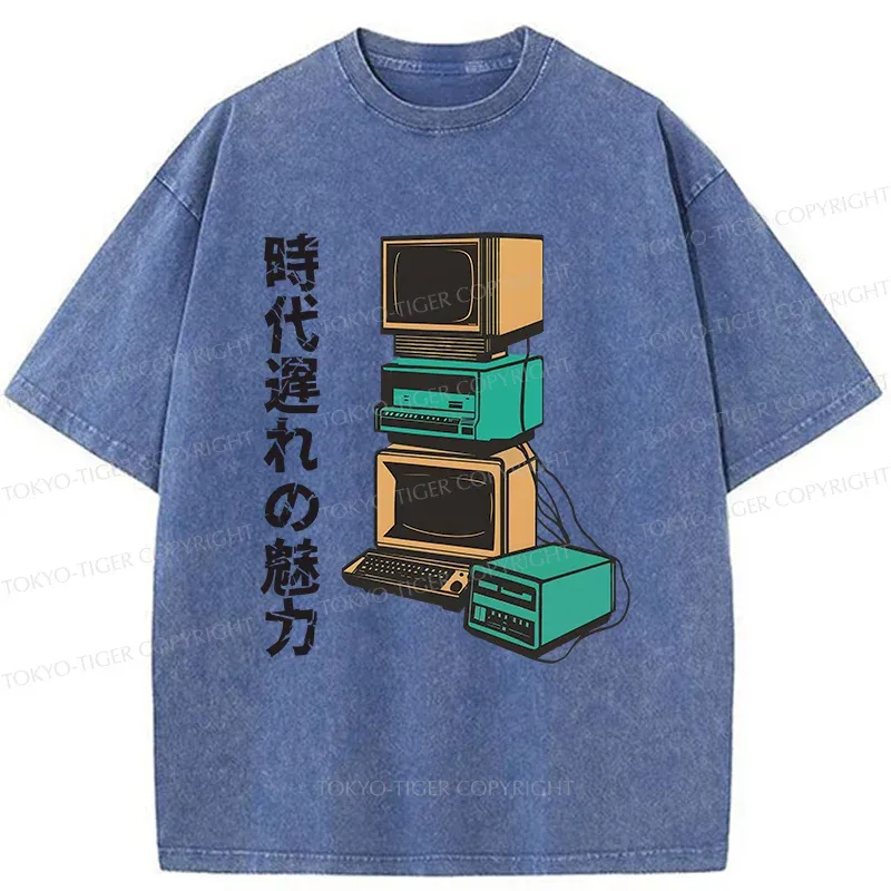 Tokyo-Tiger Outdated Charm Washed T-Shirt
