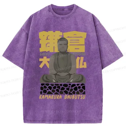 Tokyo-Tiger Kamakura Daibutsu Washed T-Shirt