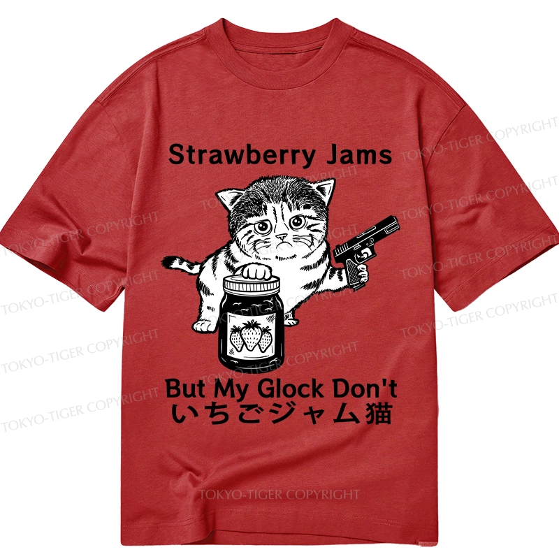 Tokyo-Tiger Strawberry Jam Cat Classic T-Shirt