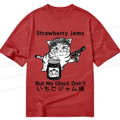 Tokyo-Tiger Strawberry Jam Cat Classic T-Shirt