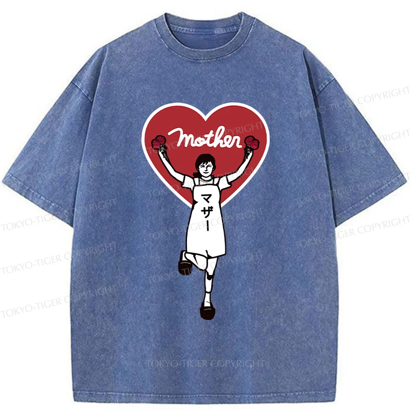 Tokyo-Tiger Celebrate Mother's Day Washed T-Shirt