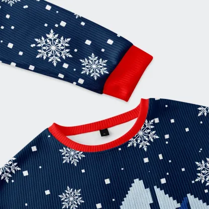 Tokyo-Tiger Yeti Celebration Christmas Ugly Sweatshirt