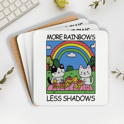 Tokyo-Tiger More Rainbows Less Shadows Coaster