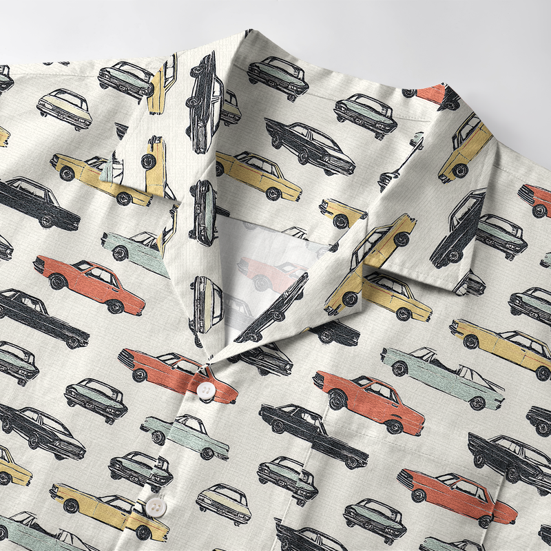 Tokyo-Tiger Japanese Classic Car Aloha Hawaiian Shirt