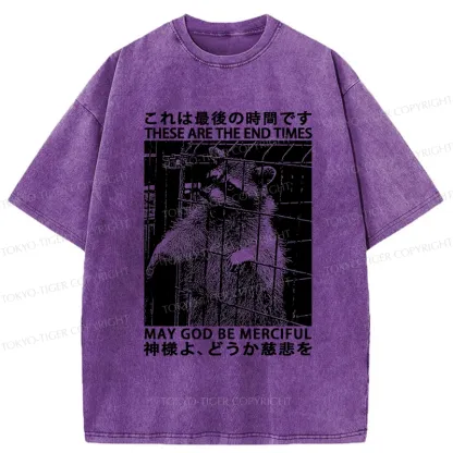 Tokyo-Tiger May God Be Merciful Washed T-Shirt