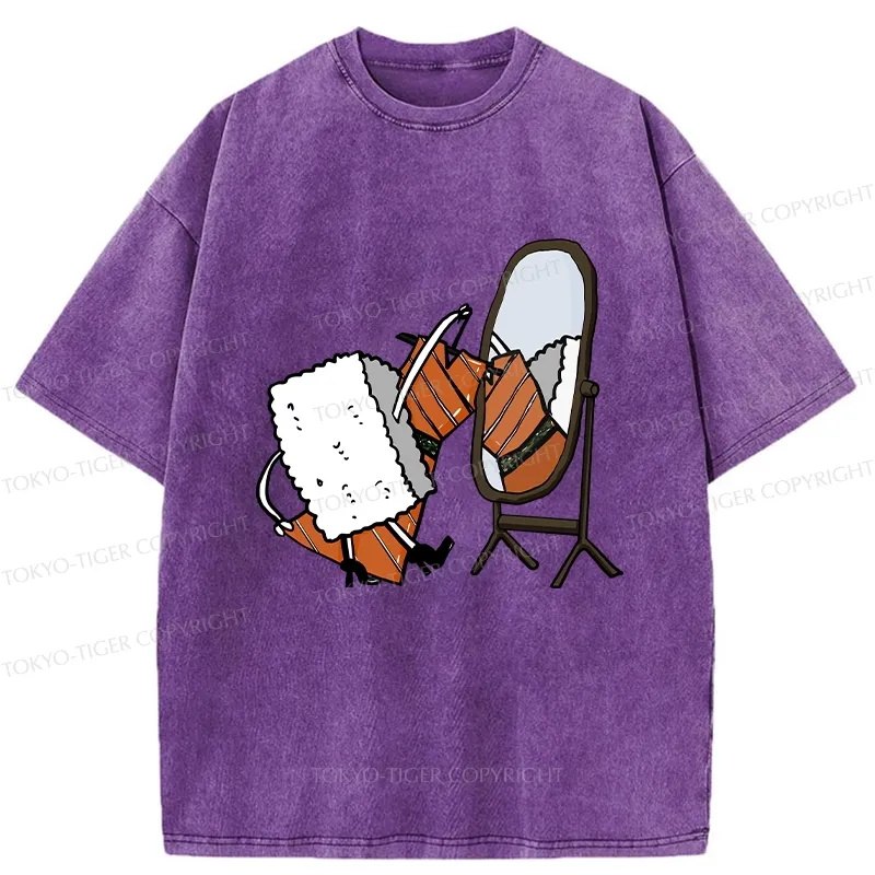 Tokyo-Tiger How About This Skirt Washed T-Shirt