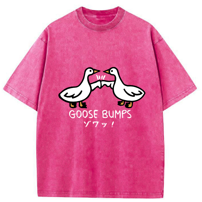 Tokyo-Tiger Goose Bumps Washed T-Shirt