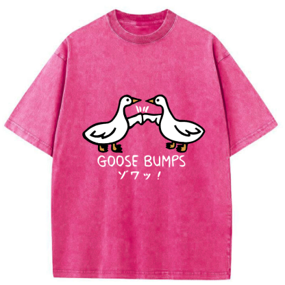 Tokyo-Tiger Goose Bumps Washed T-Shirt