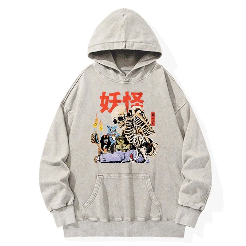 Tokyo-Tiger The Yokai Club Washed Hoodie