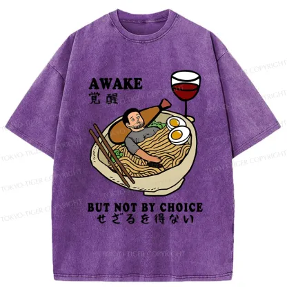Tokyo-Tiger Awake But Not By Choice Washed T-Shirt