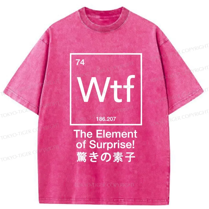 Tokyo-Tiger The Element Of Surprise Japan Washed T-Shirt