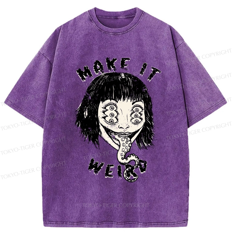 Tokyo-Tiger Make It Weird Washed T-Shirt