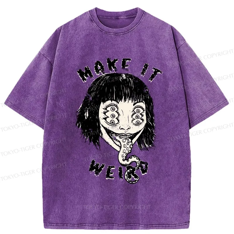 Tokyo-Tiger Make It Weird Washed T-Shirt