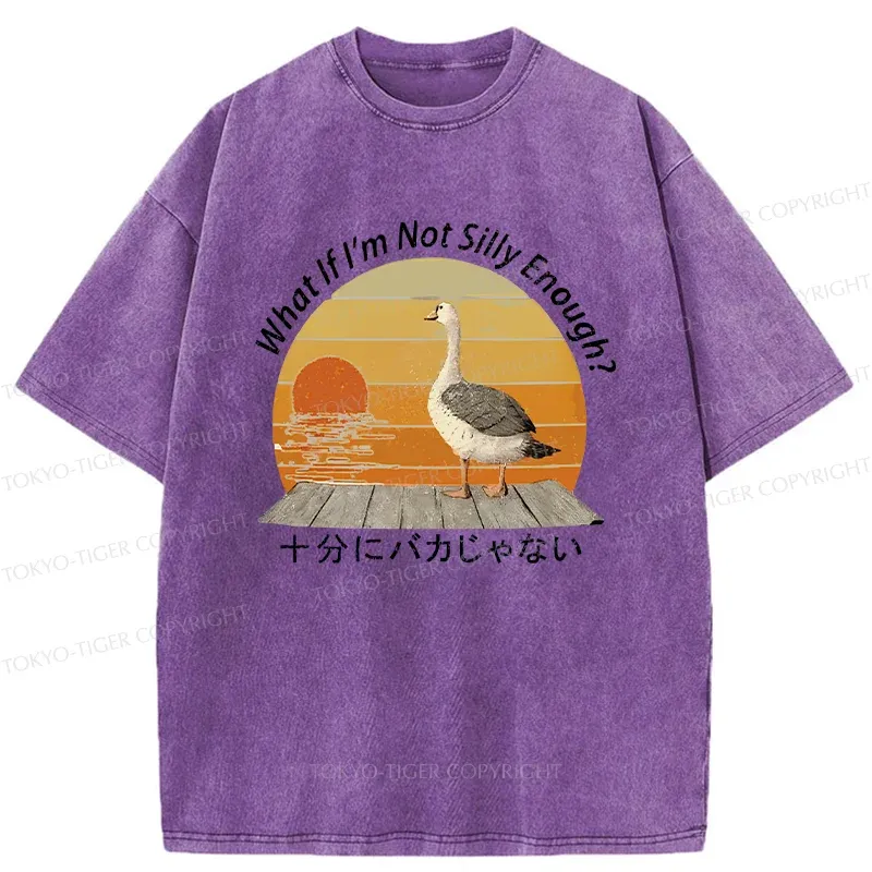 Tokyo-Tiger Not A Particularly Stupid Goose Washed T-Shirt