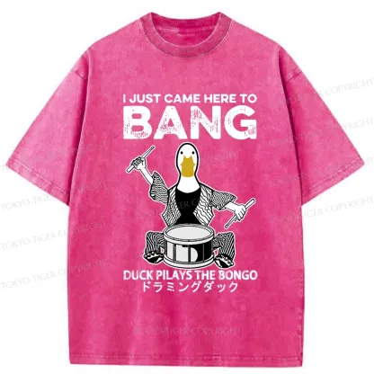 Tokyo-Tiger Drumming Duck Washed T-Shirt