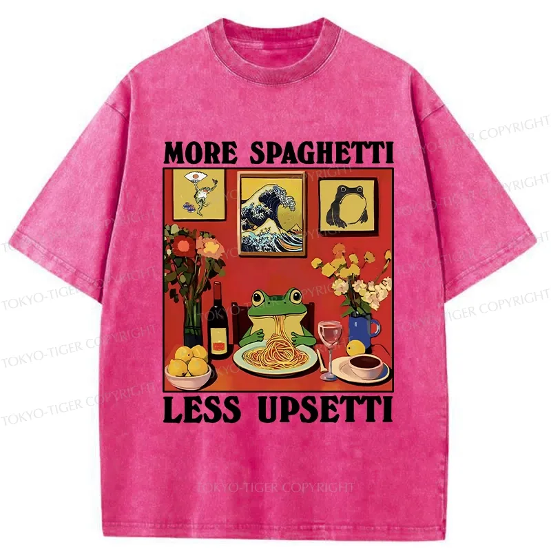 Tokyo-Tiger More Espresso Less Depresso Frog Washed T-Shirt