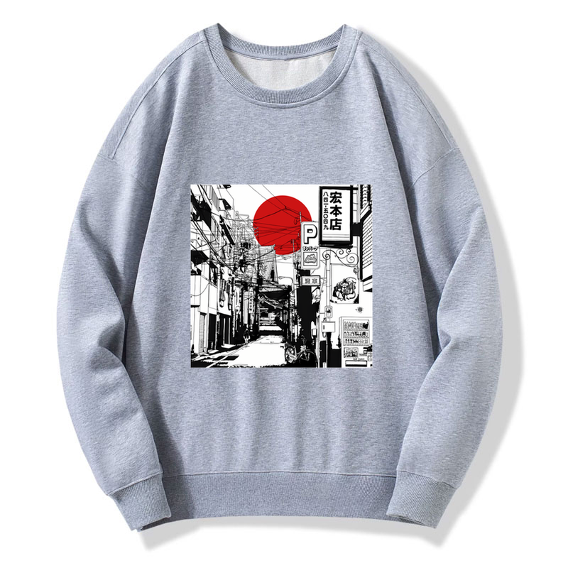 Tokyo-Tiger Sunrise On The Street Sweatshirt