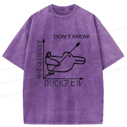 Tokyo-Tiger Rabbit Or Duck Washed T-Shirt