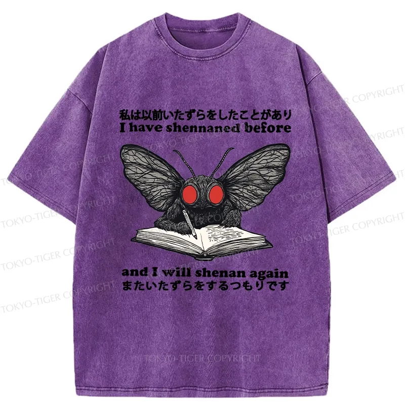 Tokyo-Tiger I Will Shenan Again Washed T-Shirt