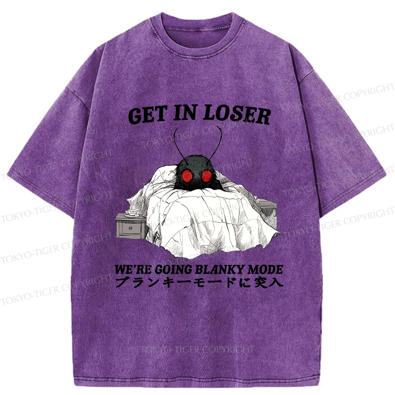 Tokyo-Tiger We're Going Blanky Mode Washed T-Shirt