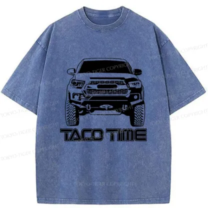 Tokyo-Tiger Japanese Classic Car Washed T-Shirt