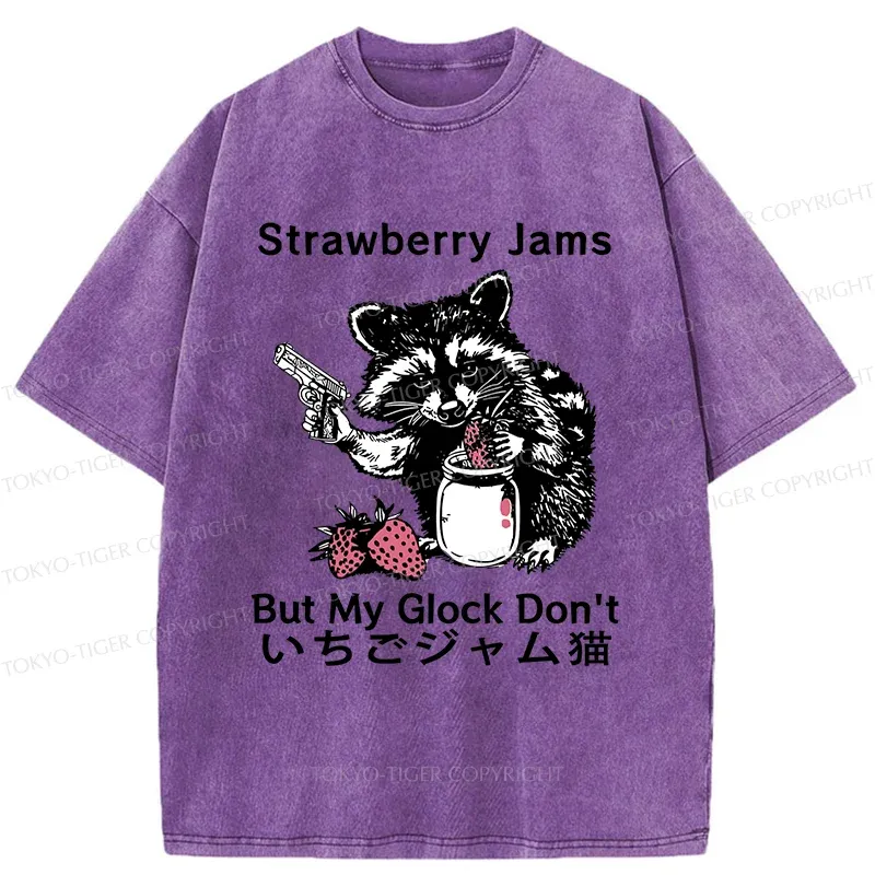 Tokyo-Tiger Naughty Raccoon Washed T-Shirt