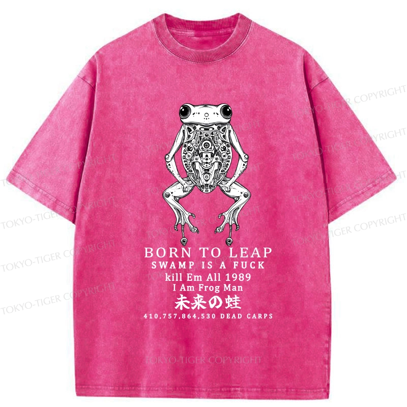 Tokyo-Tiger Born To Leap Washed T-Shirt