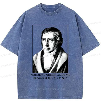 Tokyo-Tiger Nobody Understands Me Washed T-Shirt