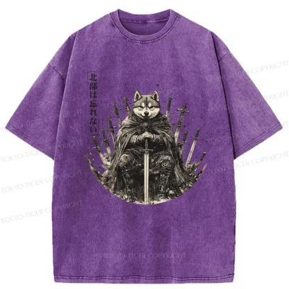 Tokyo-Tiger Valiant Shiba Leader Washed T-Shirt