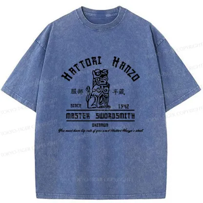 Tokyo-Tiger Hattori Hanzo Gourmet Washed T-Shirt