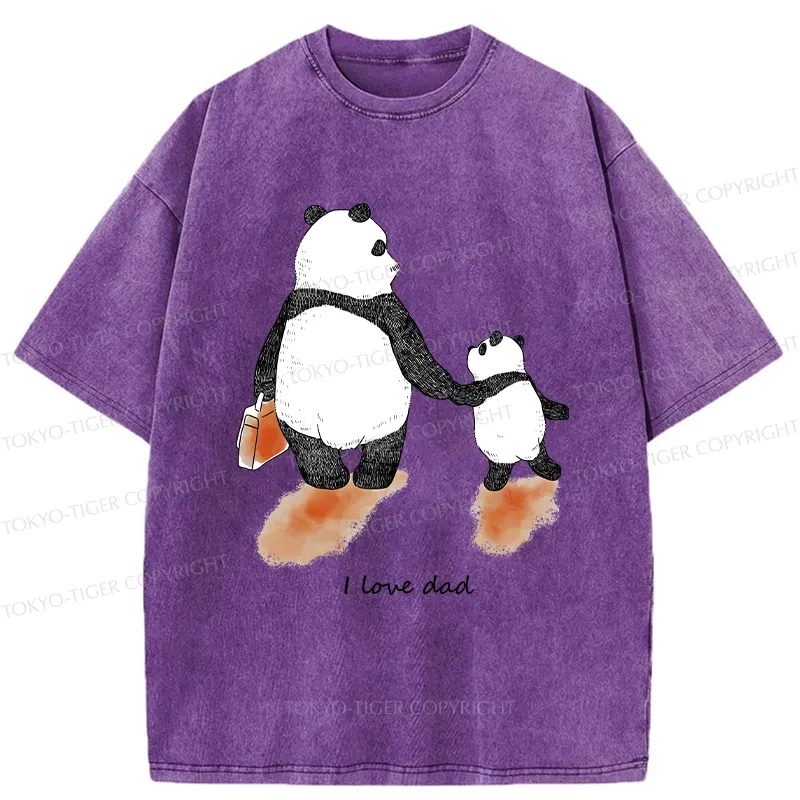 Tokyo-Tiger I Love My Father Washed T-Shirt
