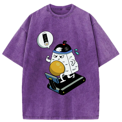 Tokyo-Tiger I Wish To Be As Thin As Sushi Washed T-Shirt