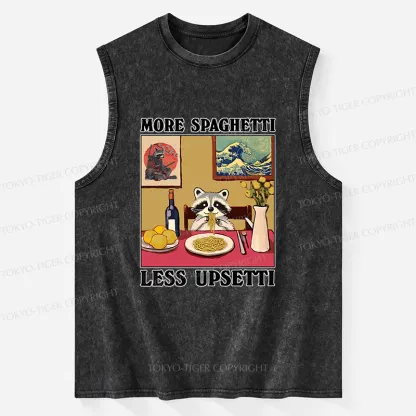 Tokyo-Tiger More Spaghetti Less Upsetti Japanese Washed Tank