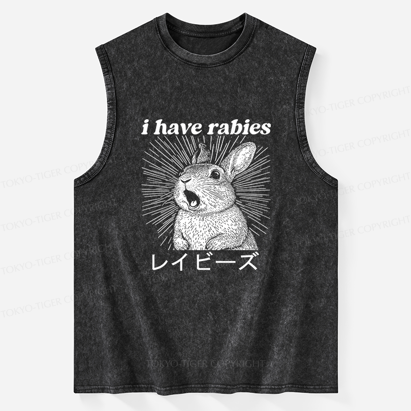 Tokyo-Tiger Funny Rabbit Washed Tank