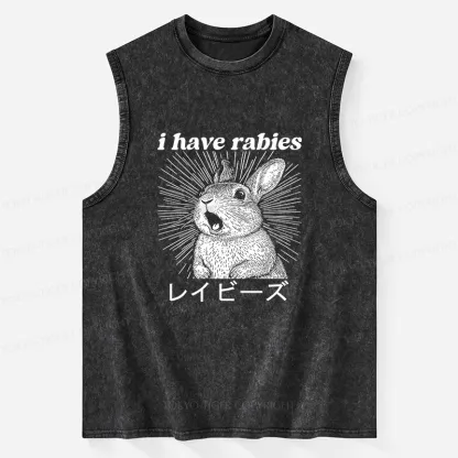 Tokyo-Tiger Funny Rabbit Washed Tank