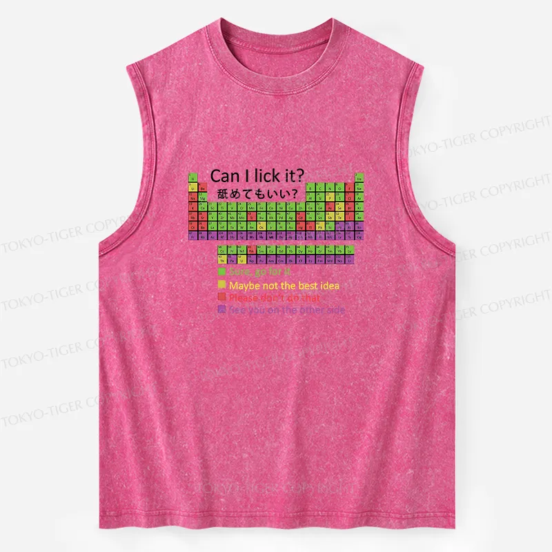 Tokyo-Tiger Can I Lick It Washed Tank