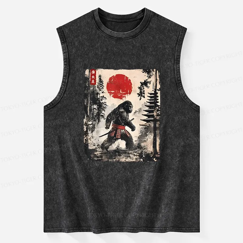 Tokyo-Tiger Japanese Samurai Bigfoot Washed Tank