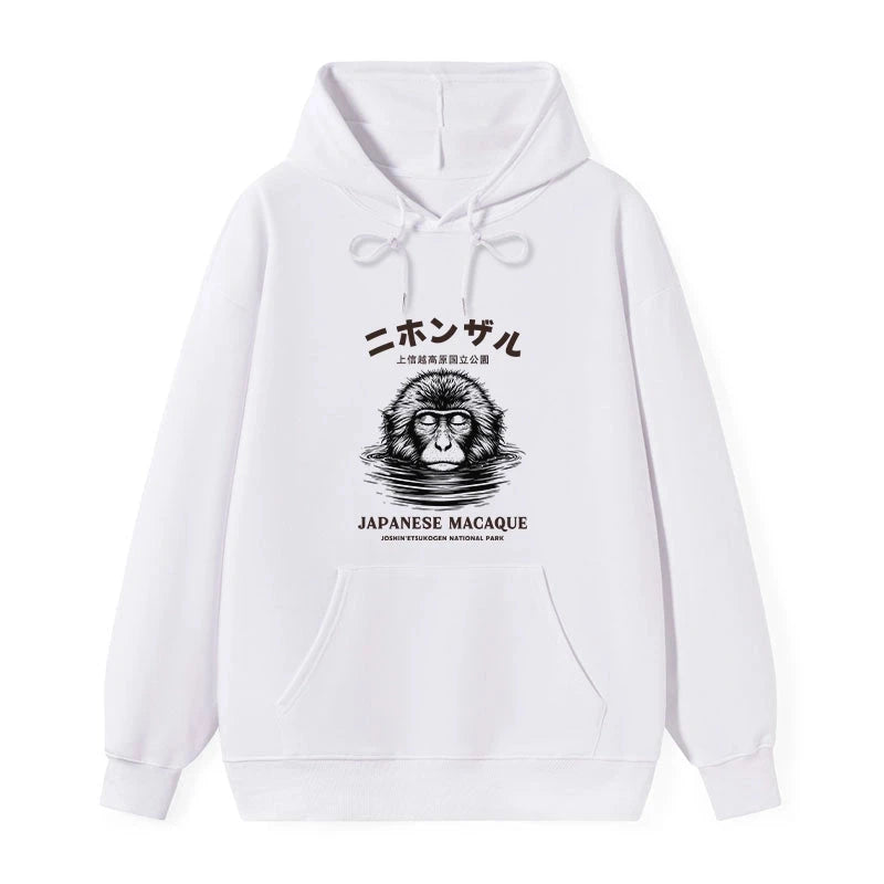 Tokyo-Tiger The Macaque Monkey In The Bath Japanese Classic Hoodie