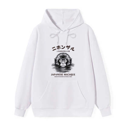 Tokyo-Tiger The Macaque Monkey In The Bath Japanese Classic Hoodie