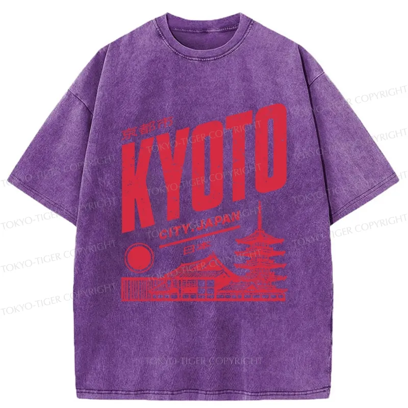 Tokyo-Tiger Vintage Kyoto Washed T-Shirt